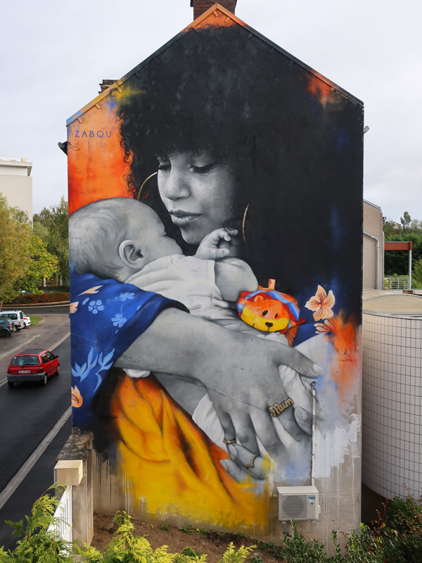 Zabou - Street Art Portrait 
