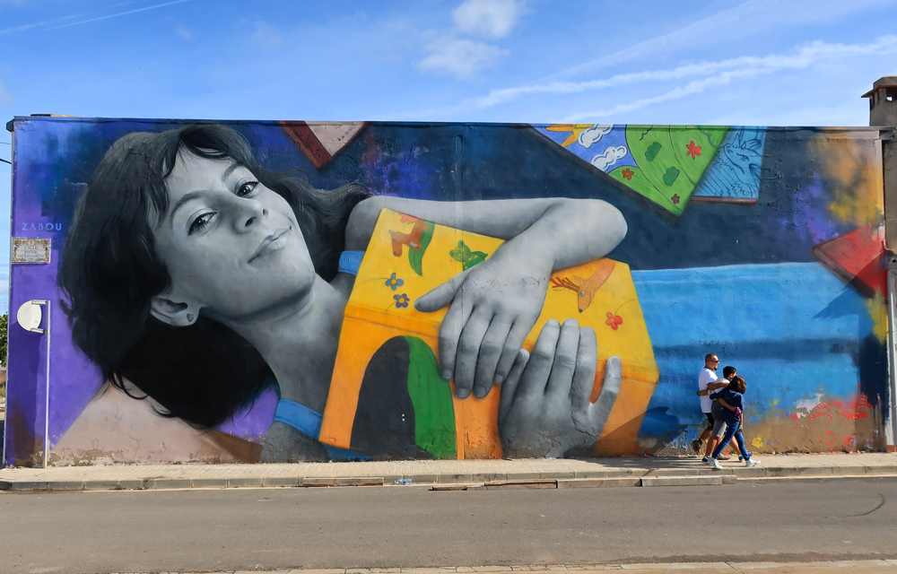 Zabou - Street Art Portrait of Violeta