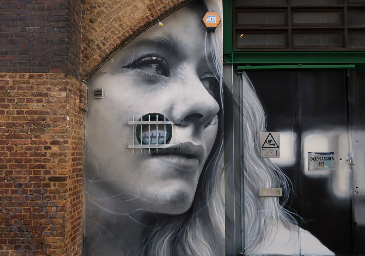 Street Art By Zabou Hoxton Arches