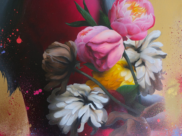 Original canvas Broken Promises by Zabou