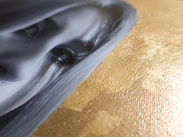 Original canvas Broken Promises by Zabou