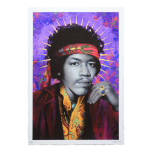Jimi Hendrix Print by Zabou