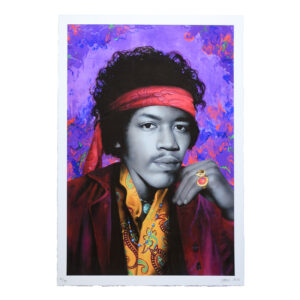 Jimi Hendrix Print by Zabou