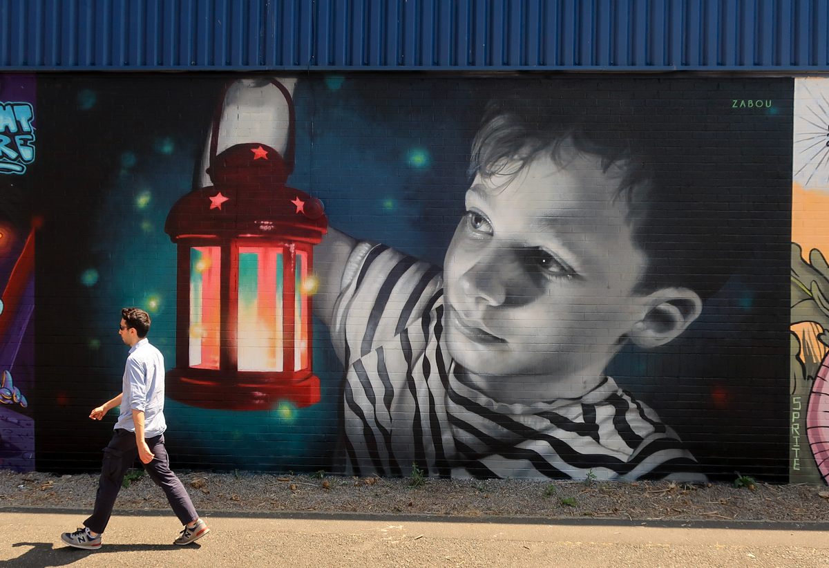 Stree art by Zabou Upfest Stree art by Zabou Upfest