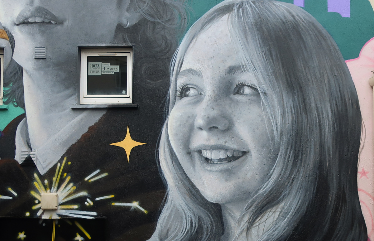 Street art by zabou at Dunamaise Arts Centre Portlaoise Street art by zabou at Dunamaise Arts Centre Portlaoise